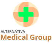 Разработали логотип для компании занимающейся лечением заграницей - «Alternativa Medical Group». Множество вариантов. Доработка наилучшего варианта.